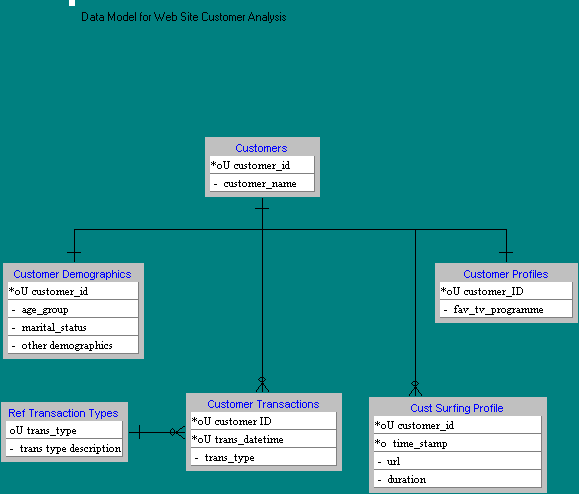 Web Site Traffic Data Model