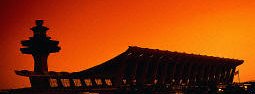 Sunset at Dulles Airport, Washington